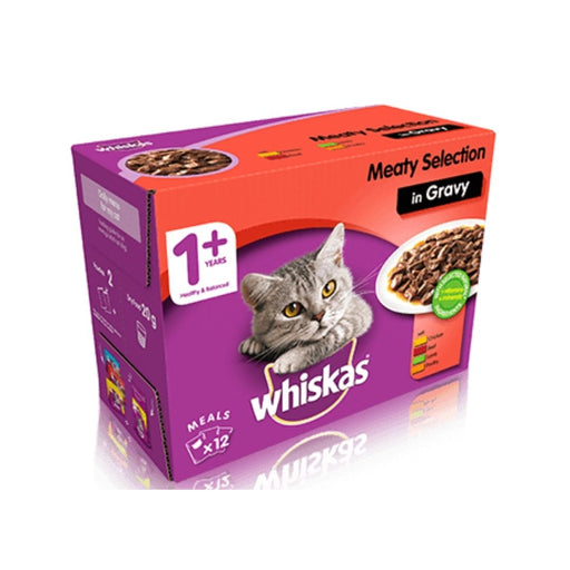 WHISKA'S 1+ POUCH MEAT SELECTION 100G