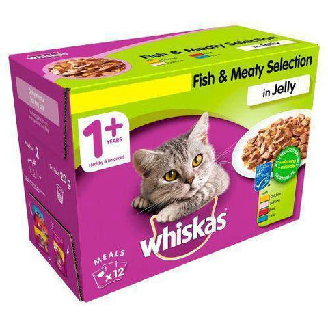 WHISKA'S 1+ POUCH FISH & MEAT 100G