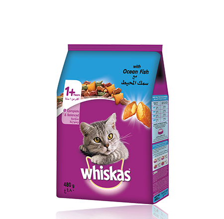 WHISKAS OCEAN FISH 480G