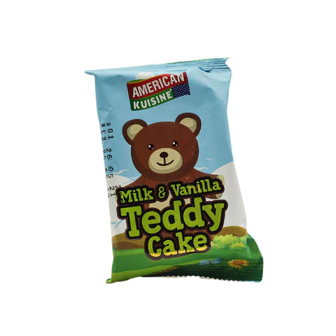 AMERICAN KUISINE TEDDY CAKE MILK & VANILLA 28G