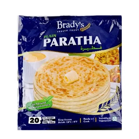 BRADYS PLAIN PARATHA FAMILY PACK 20PCS