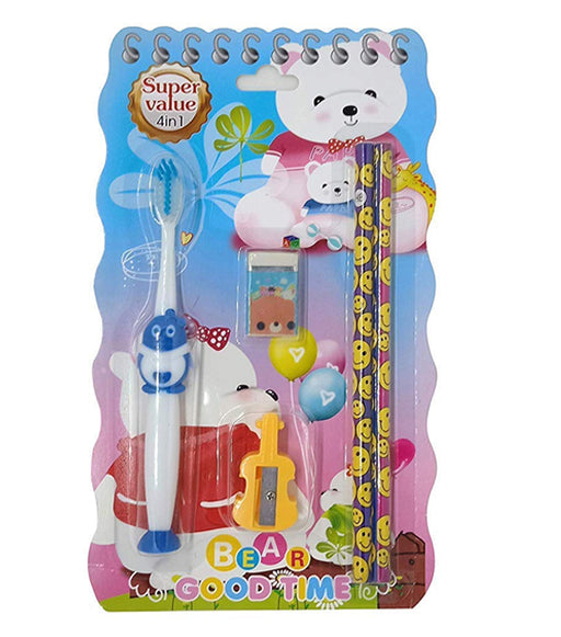 KIDS TOOTH BRUSH SUPER VALUE 4IN1