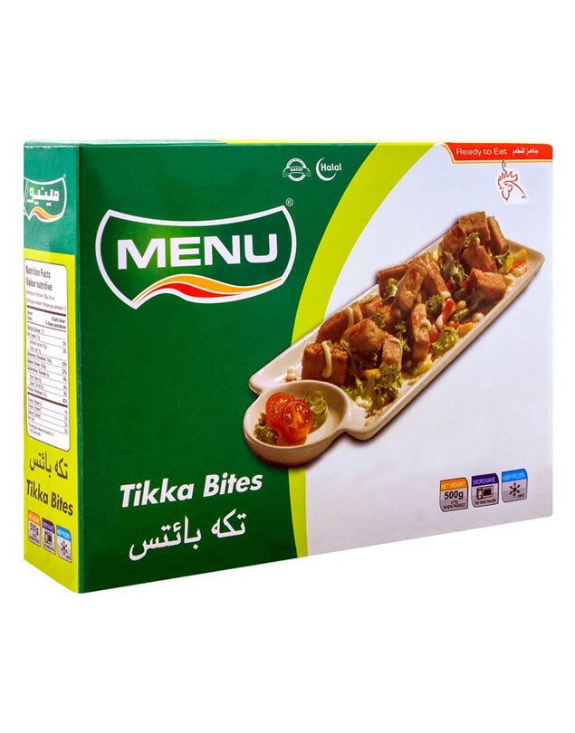 MENU CHICKEN TIKKA BITES 500G
