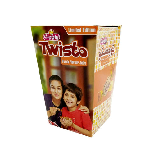 GIGGLY TWISTO PEACH JELLY BOX