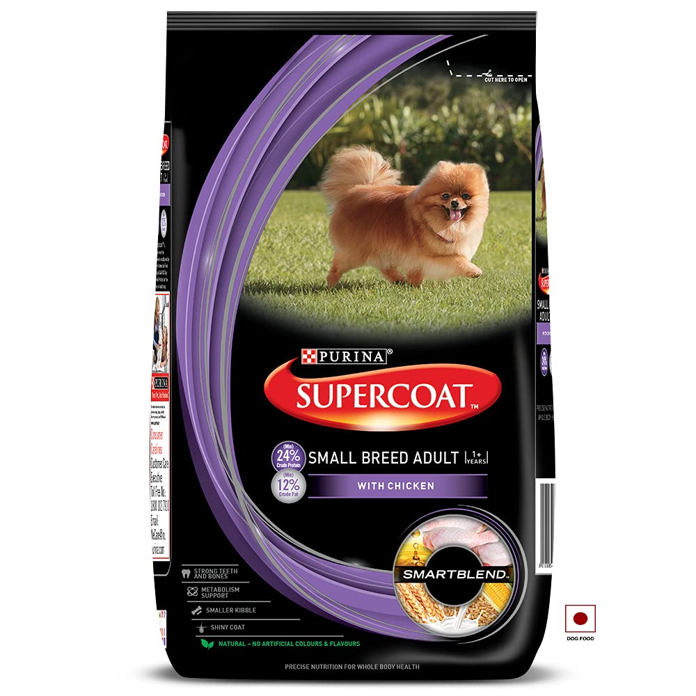 PURINA SUPERCOAT ADLT SMALLBREED CHKN 3KG BAG