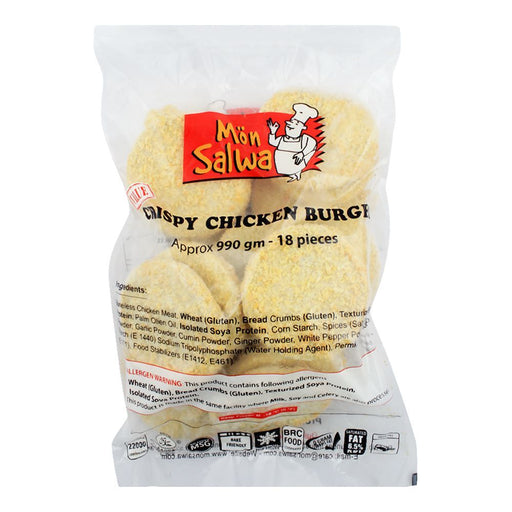 MON SALWA CRISPY CHICKEN BURGER 990GM POLY PACK