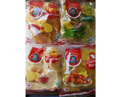 DADI JAN GUJRATI PAPAD ASST 100GM