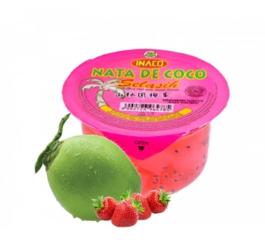 INACO COCONUT CUBE WITH BASIL SEED 200GM