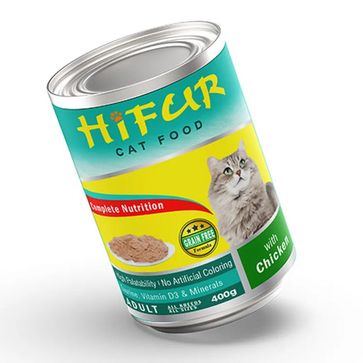 HIFUR CHICKEN CAT FOOD 400GM