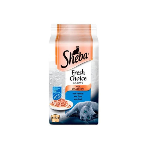 SHEBA FRESH CHOICE FISH COLLECTION 6X50 300G