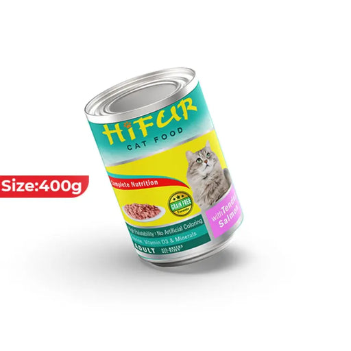 HIFUR TENDER CAT FOOD SALMON 400 GM