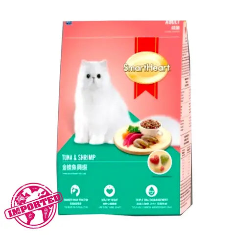 SMART HEART CAT FOOD TUNA & SHRIMP 480GM