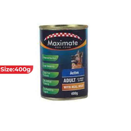MAXIMATE ACTIVE DOG FOOD 400 GM