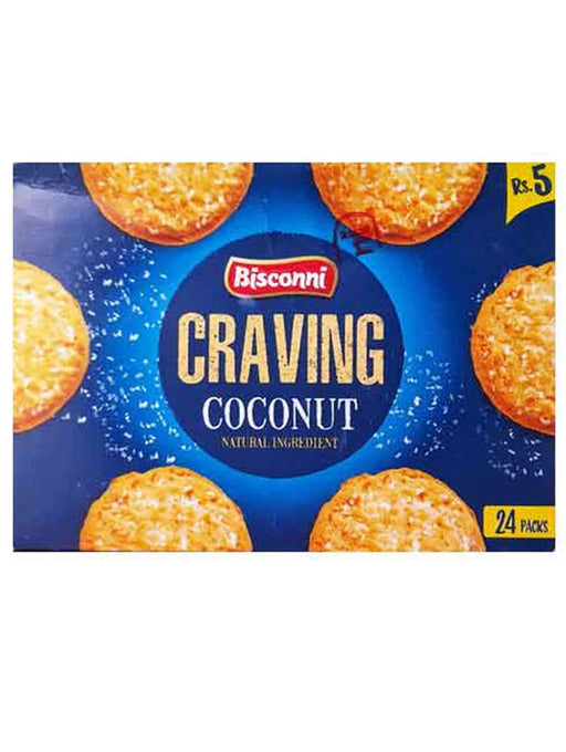 BISCONNI CRAVING COCONUT RS:5 BOX