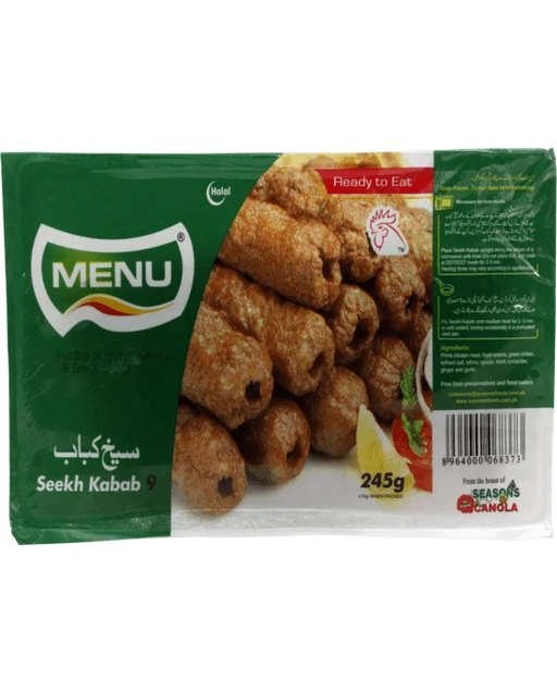 Menu Chicken Seekh Kabab (245 g)