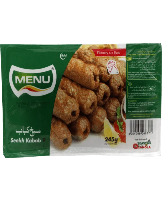 Menu Chicken Seekh Kabab (245 g)