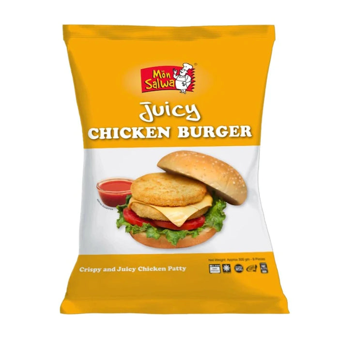 Mon Salwa Juicy Chicken Burger Patty (9 pcs)