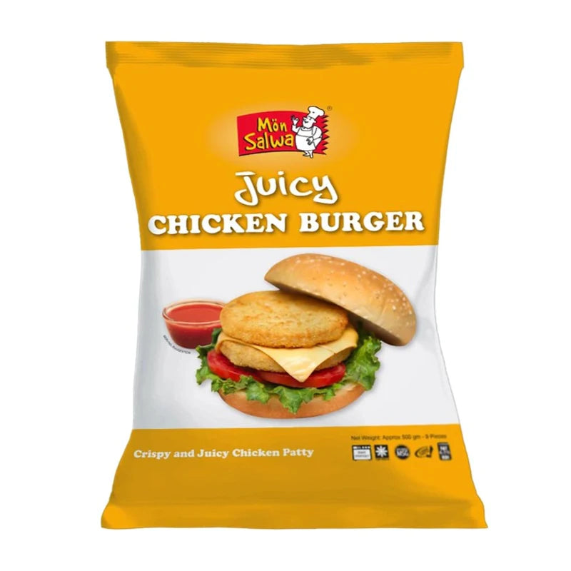 Mon Salwa Juicy Chicken Burger Patty (9 pcs)