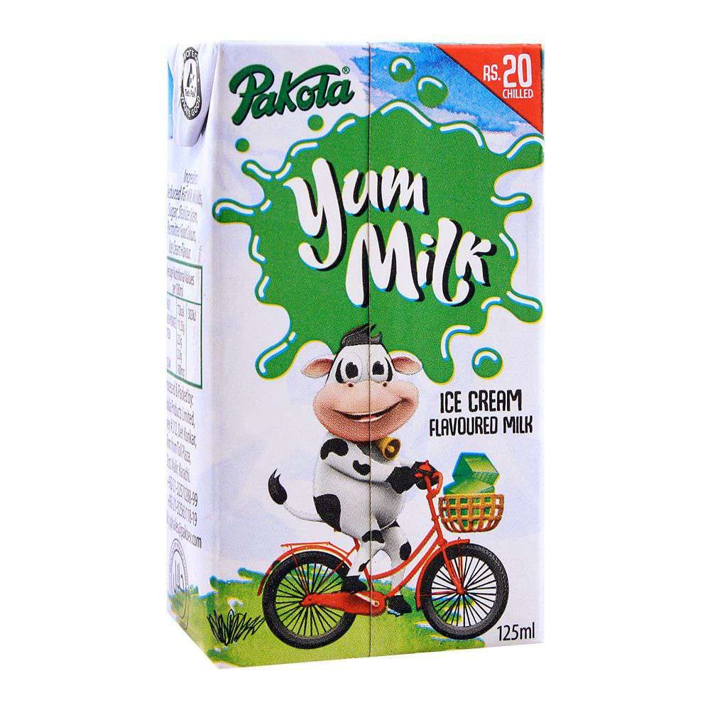 Pakola Yum Ice Cream Flavoured Milk (125 ml)