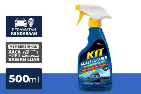 KIT AUTO GLASS CLEANER SPRAY 500ML