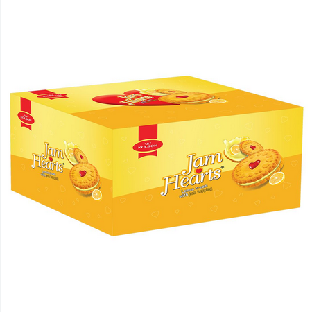 KOLSON JAM HEARTS LEMON 12's B/P