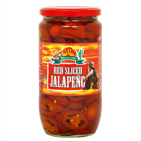 CANTINA MEXICAN JALAPENO RED SLICED
