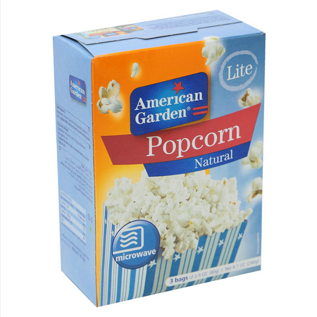 A/G LIGHT NATURAL POPCORN 240GM