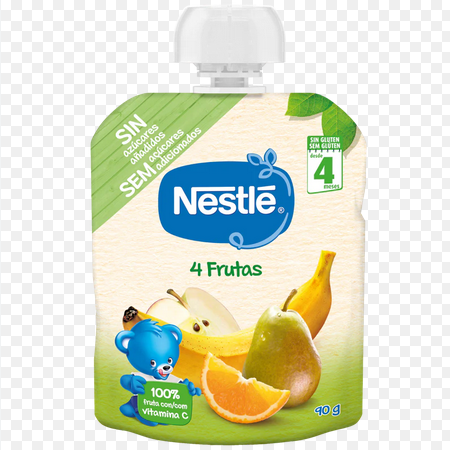 NESTLE B/FOOD 4 FRUIT POUCH 90GM