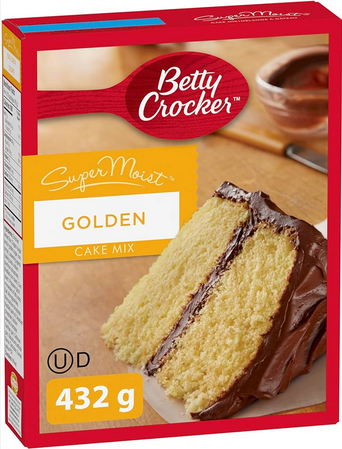 BETTY CROCKER SUPER MOIST GOLDEN VANILLA CAKE 432