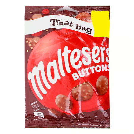 MALTESERS BUTTONS TREAT BAG 34G