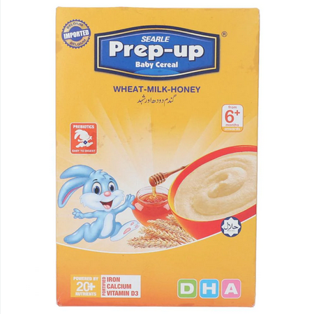 SEARLE PREP-UP BABY CEREAL WHEAT MILK FRUITS 175GM