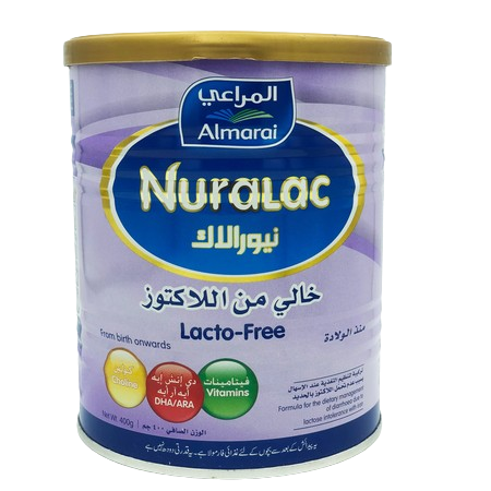 ALMARAI NURALAC LACTOSE-FREE 400GM