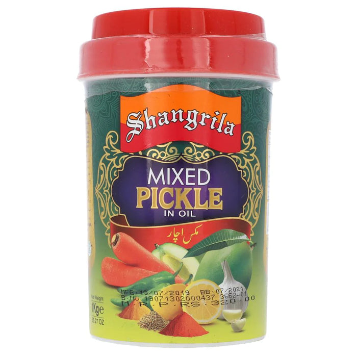 Shangrila Mixed pickle in oil Jar (1 kg)