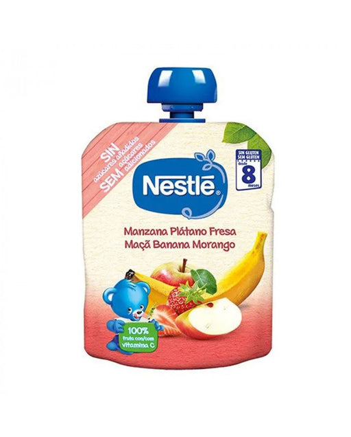 NESTLE B/FOOD STRAWBERRY POUCH 90GM