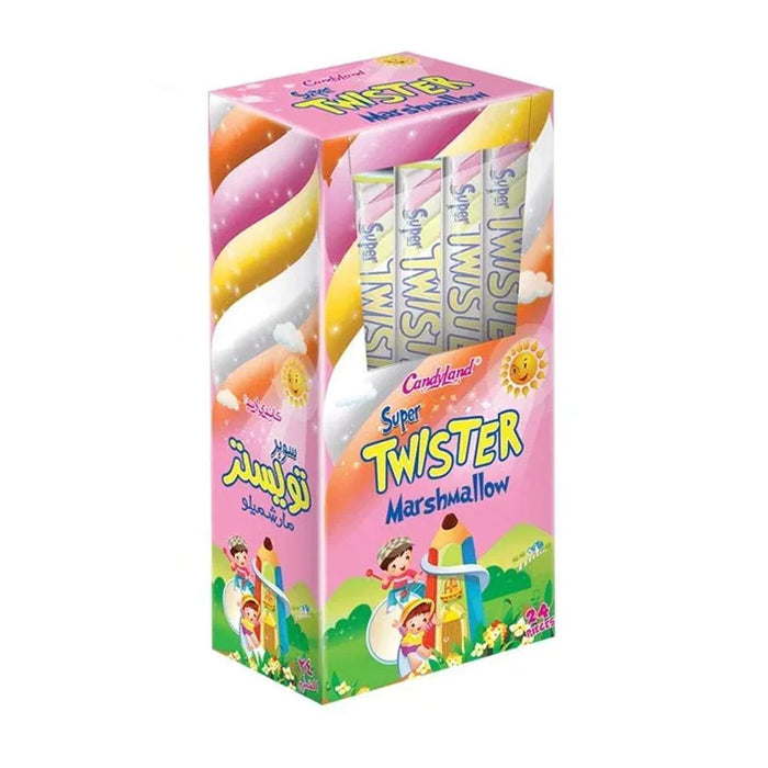 Candyland Super Twister Fruity Flavored Marshmallow (24 Pcs )
