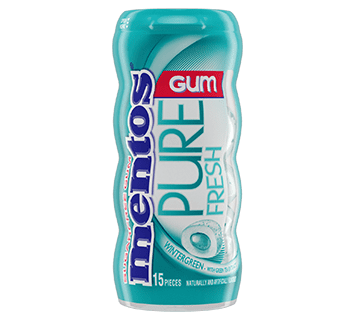 MENTOS GUM WINTER GREEN 15'S