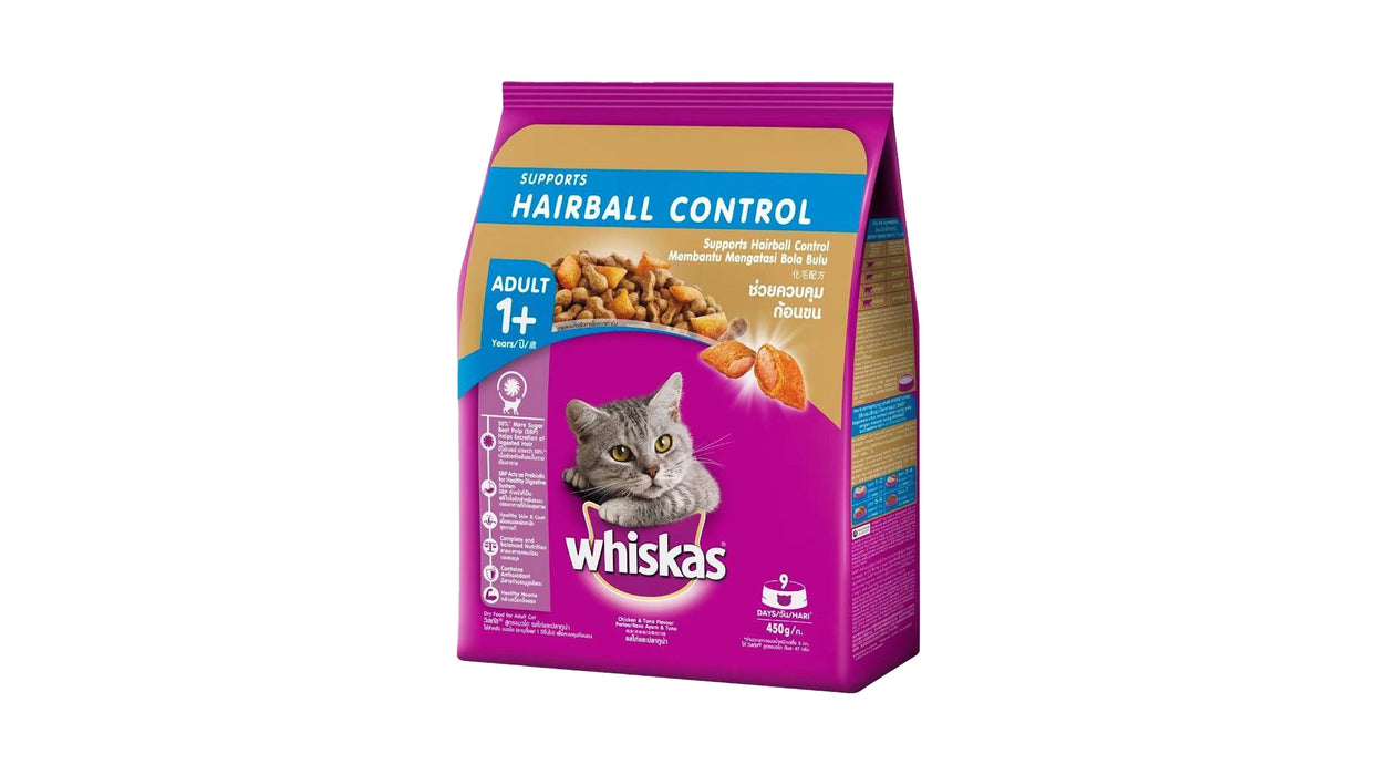 WHISKAS HAIRBALL CONTROL 450G