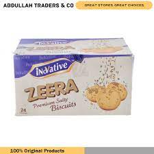 INOVATIVE ZEERA BISCUITS 24'S T/P BOX