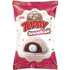 TODAY SNOW BALL CAKE COCO 50GM PC