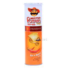 MISTER POTATO CRISPS HOT SPICY FLAVOUR 130 GM