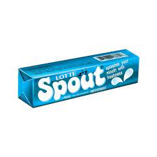 LOTTE SPOUT GUM PEPPERMINT STICK 7PCS