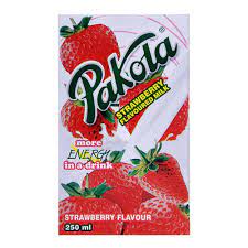 PAKOLA STRAWBERRY FLAVOURED MILK 250ML