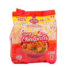KOLSON NOODLES FIERY CHATPATA FAMILY PACK 4PCS