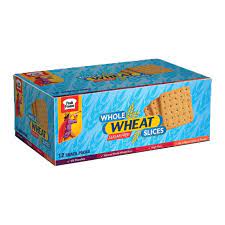 PF WHOLE WHEAT SLICE SUGER FREE BISCUIT BOX F/P