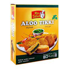 MON SALWA ALOO TIKKI WITH MINT SAUCE 400GM 8PCS