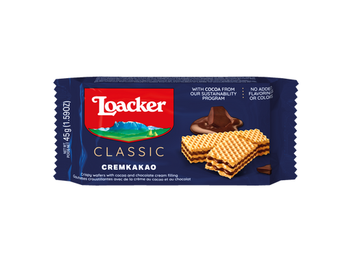 LOACKER WAFERS CREMKAKAO 90G
