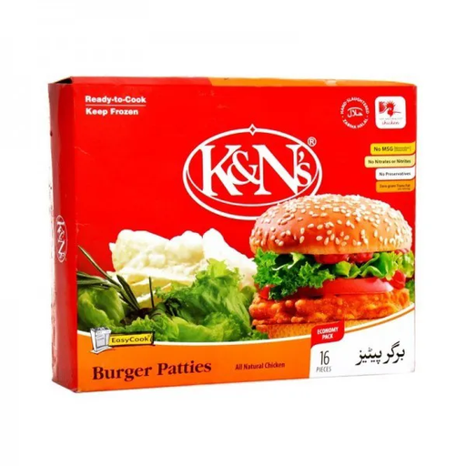 K&N BURGER PATTIES 1070GM