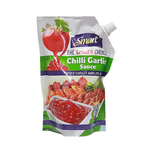 SMART CHILLI GARLIC SAUCE 500GM STANDY POUCH