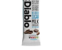 DIABLO SUGAR FREE MILK CHOCOLATE 85GM UK