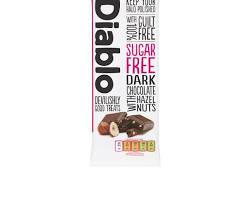 DIABLO SUGAR FREE DARK CHOCOLATE 85GM UK